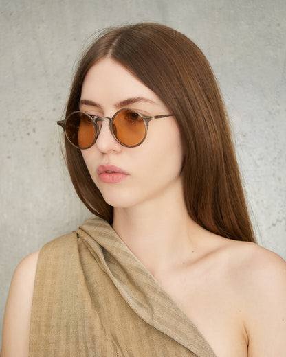 Pewter Salmon Giorgio Sunglasses