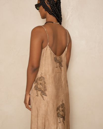 Rose Brown Anaya Dress