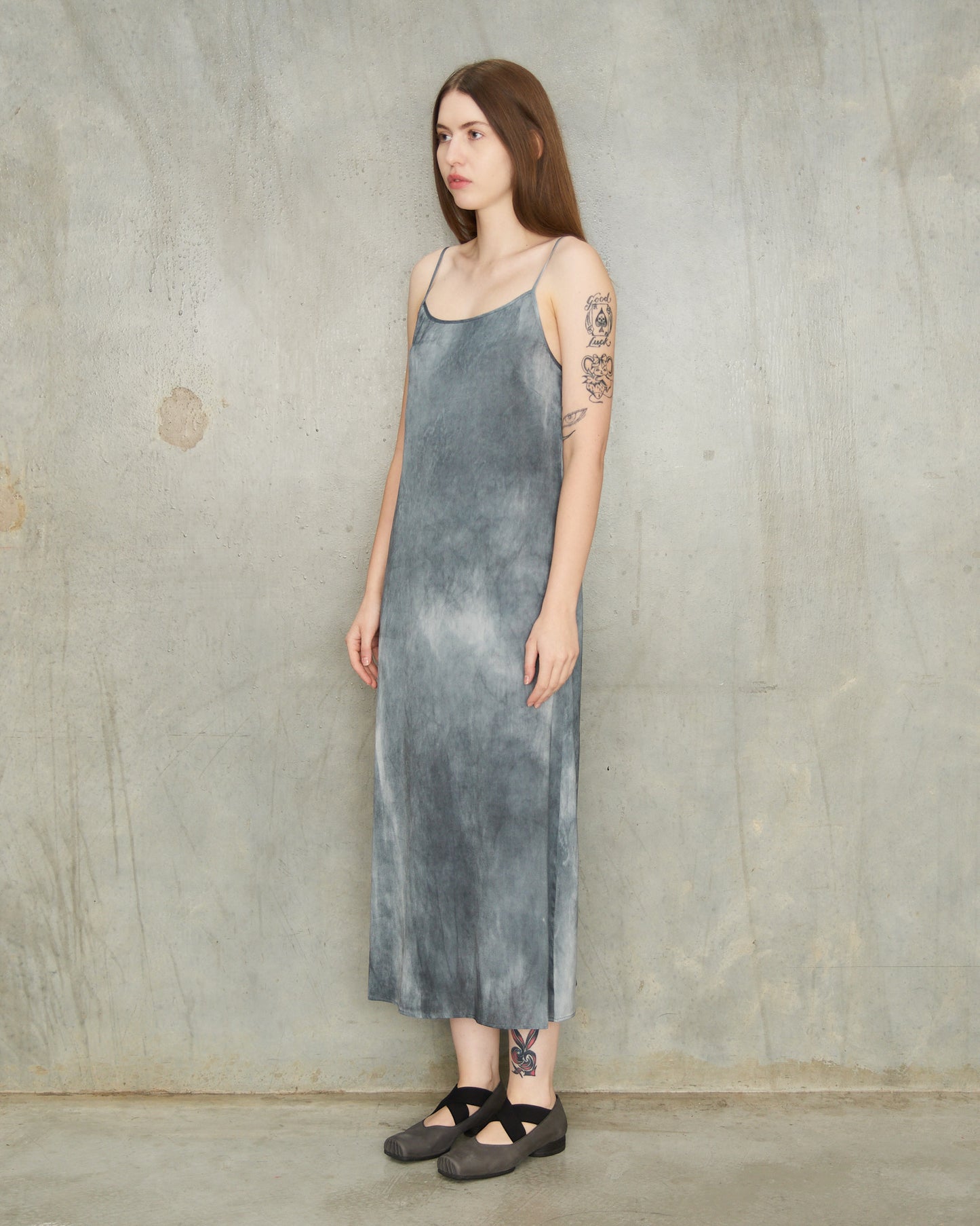 Steel Blue Anaya Dress