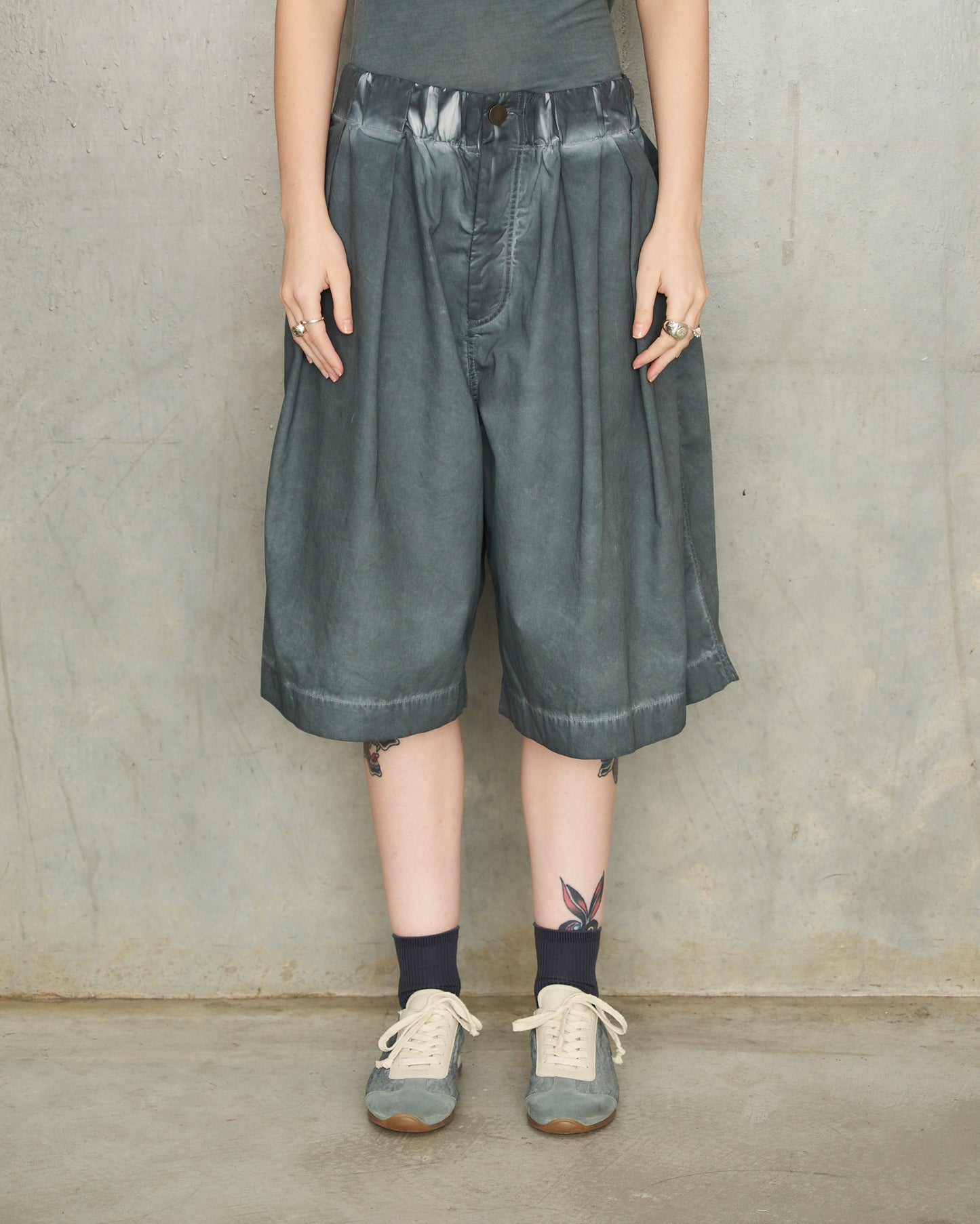 Steel Blue Poela Shorts