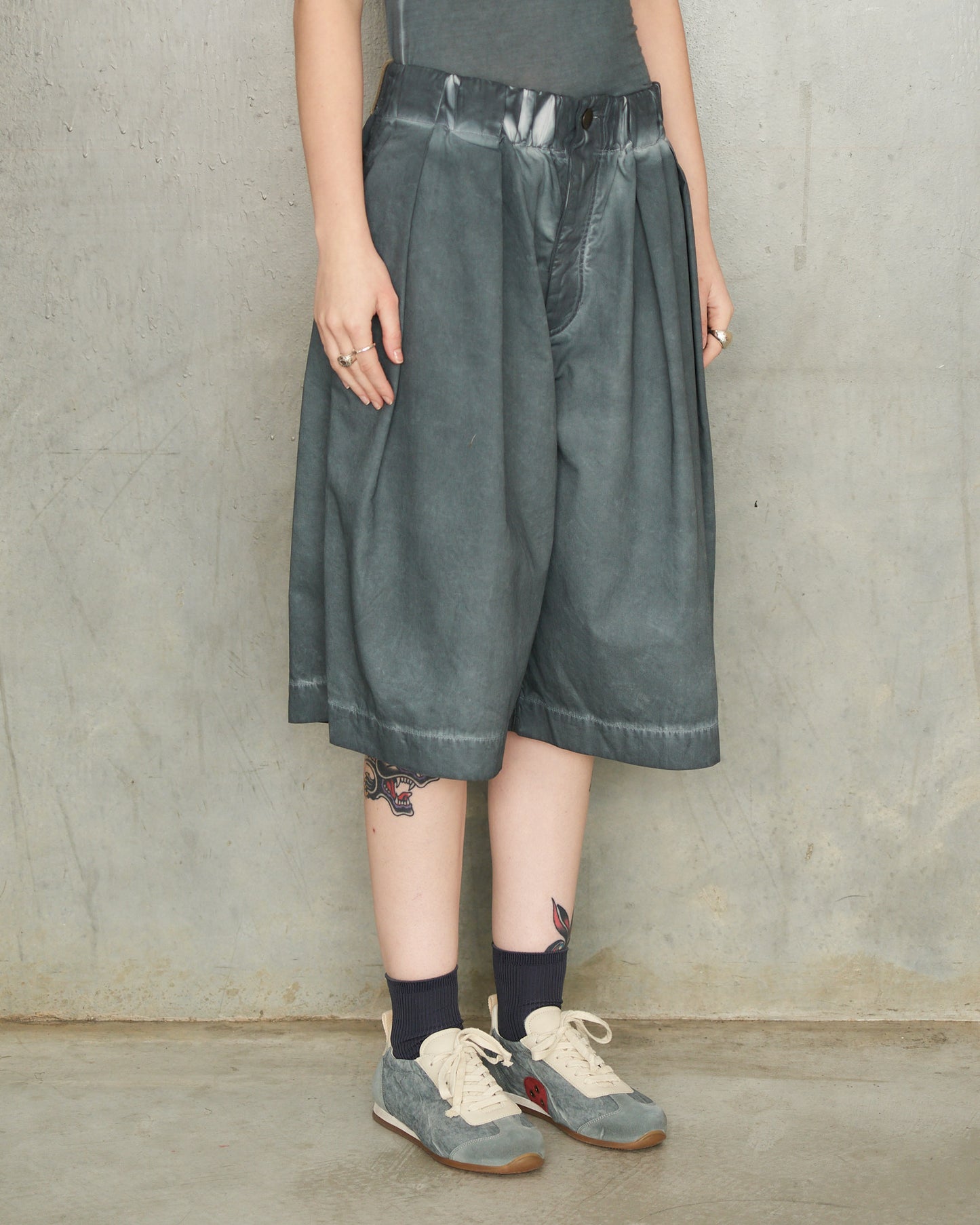 Steel Blue Poela Shorts