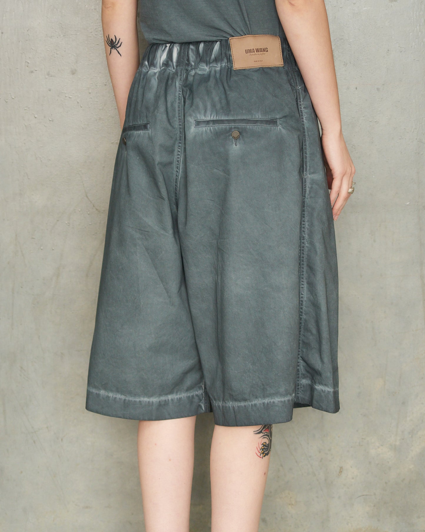 Steel Blue Poela Shorts