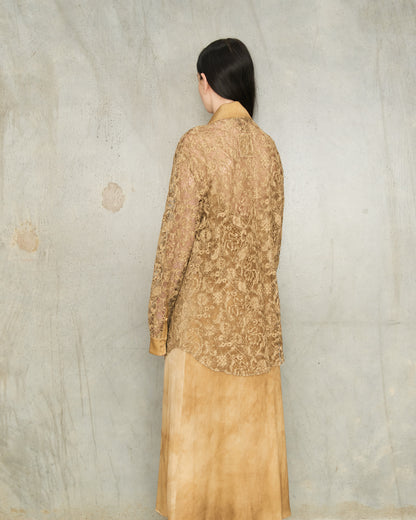Tan Lace Trella Top