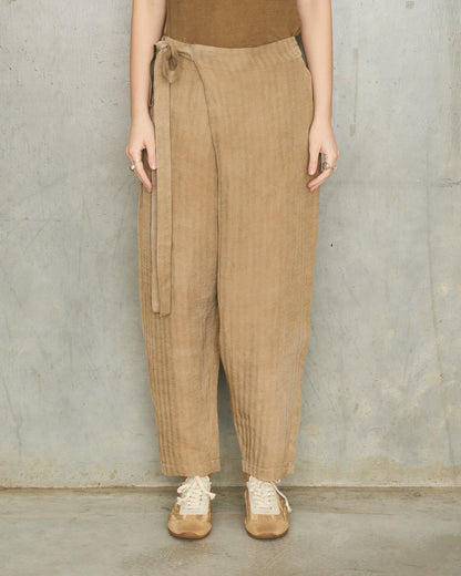 Tan Linen Paetyn Pants