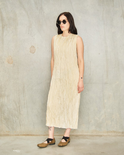 Tan Spigola Dart Dress