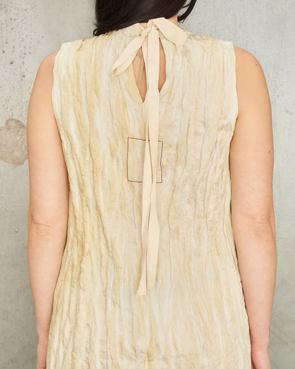 Tan Spigola Dart Dress