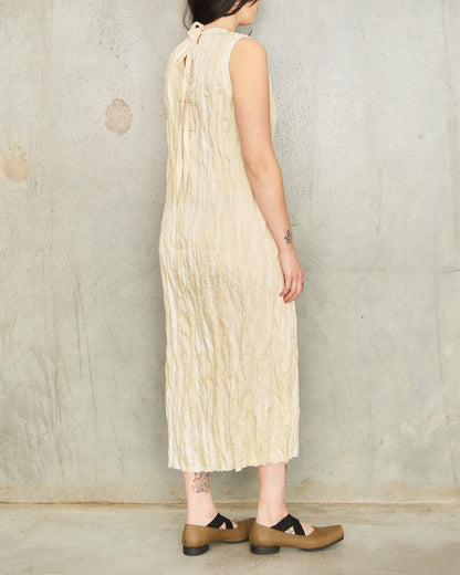 Tan Spigola Dart Dress