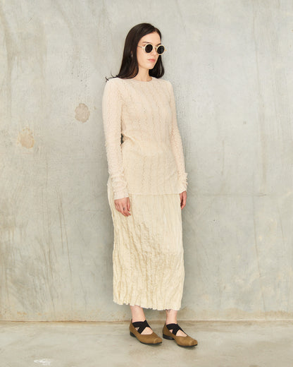 Tan Spigola Goop Skirt