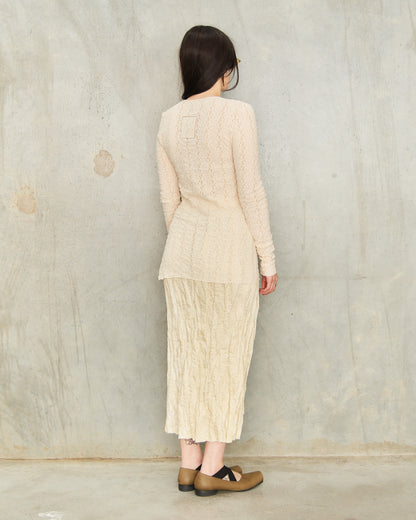 Tan Spigola Goop Skirt