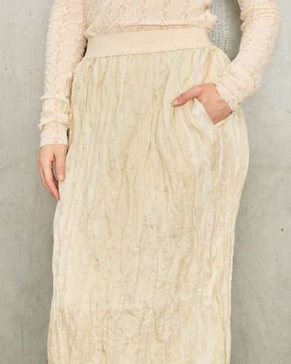 Tan Spigola Goop Skirt