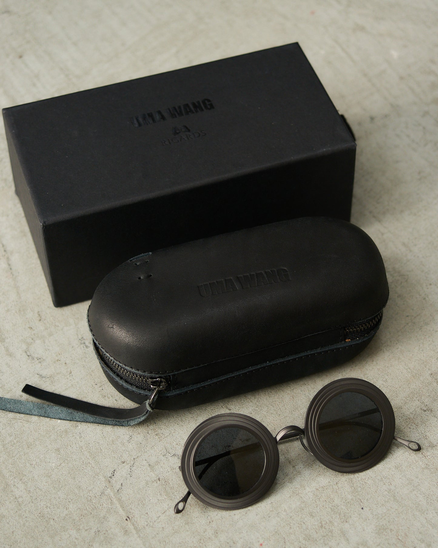 Uma Wang x Rigards Grey Sahara Sunglasses