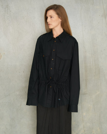Vivienne Westwood Man Black Drawstring Shirt