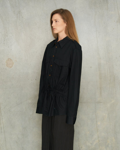 Vivienne Westwood Man Black Drawstring Shirt