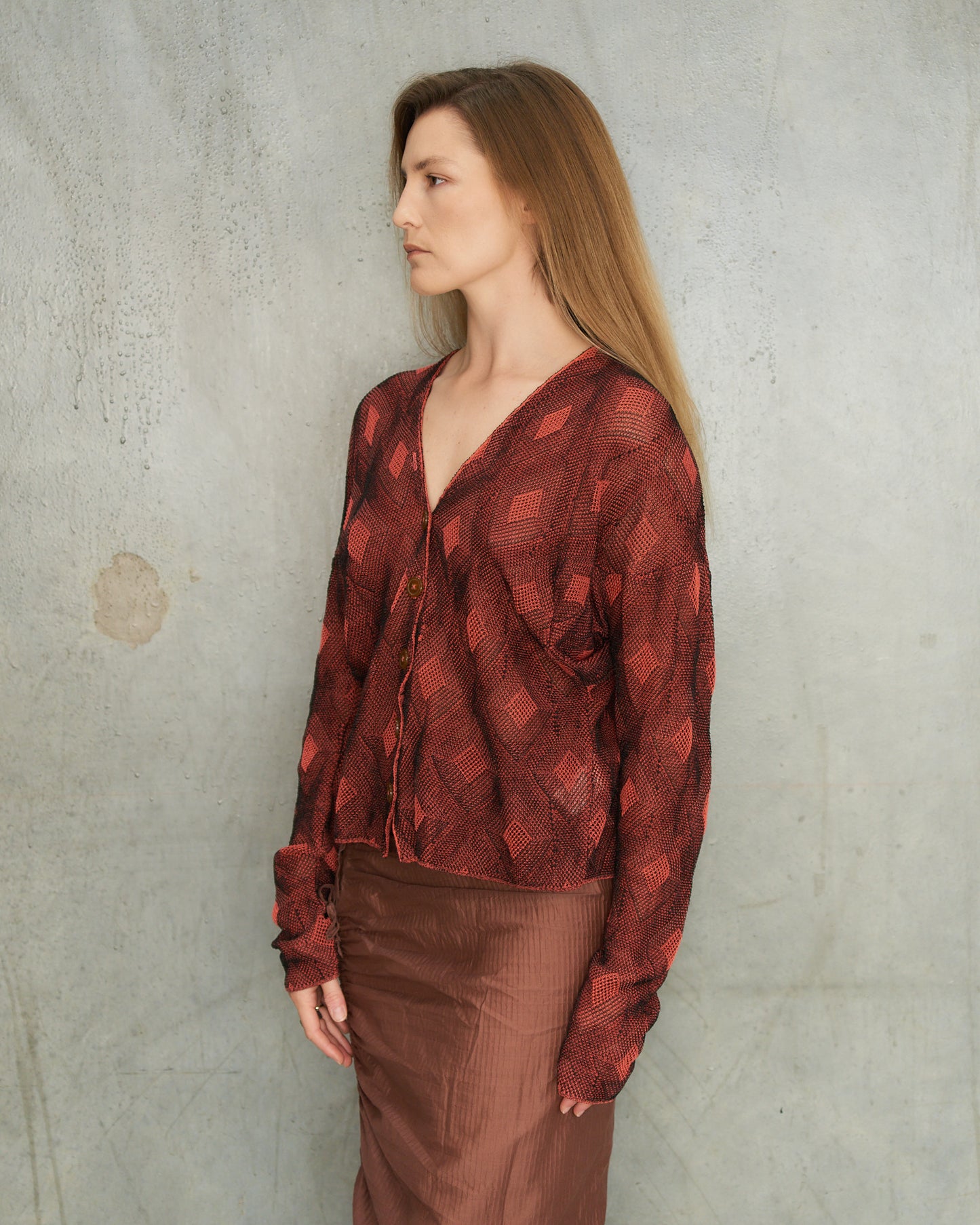 Vivienne Westwood Red Check Cardigan