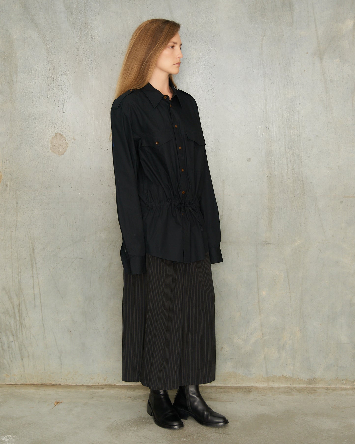 Vivienne Westwood Man Black Drawstring Shirt