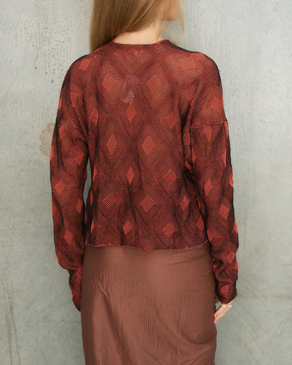 Vivienne Westwood Red Check Cardigan