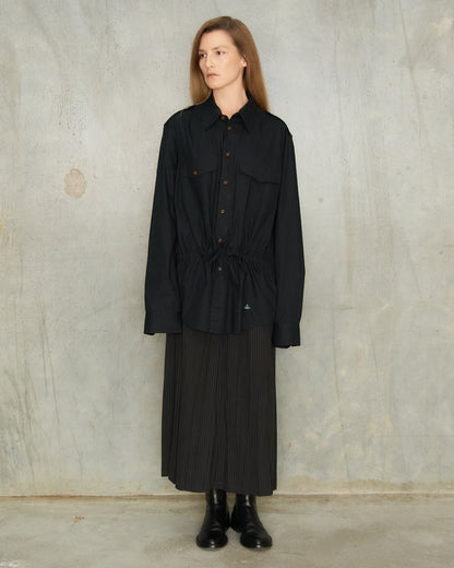 Vivienne Westwood Man Black Drawstring Shirt