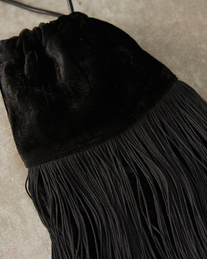 Black Mini Cascade Bag