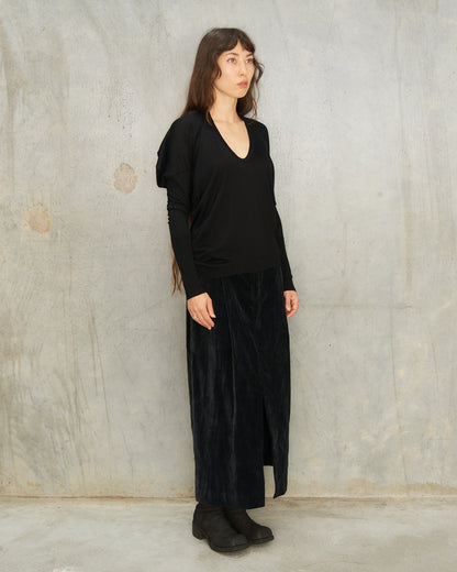 Black Torero V-Neck Sweater