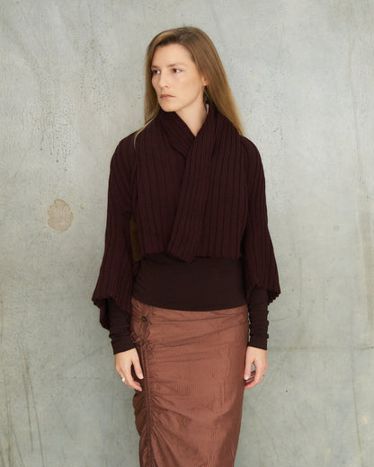 Yohji Yamamoto FW1997 Maroon Knit Bolero