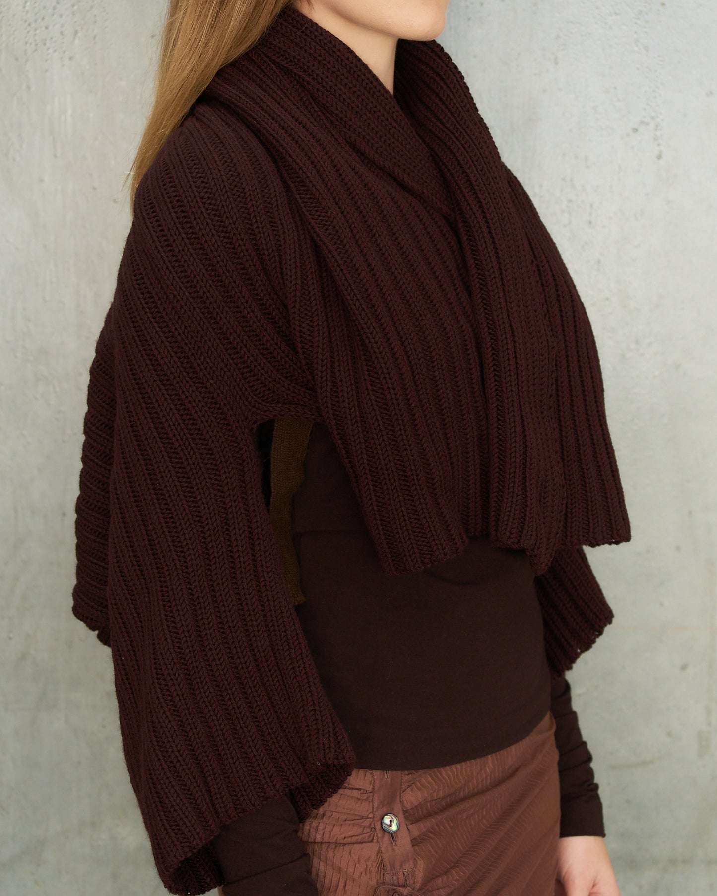Yohji Yamamoto FW1997 Maroon Knit Bolero