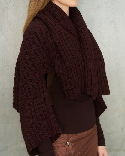 Yohji Yamamoto FW1997 Maroon Knit Bolero