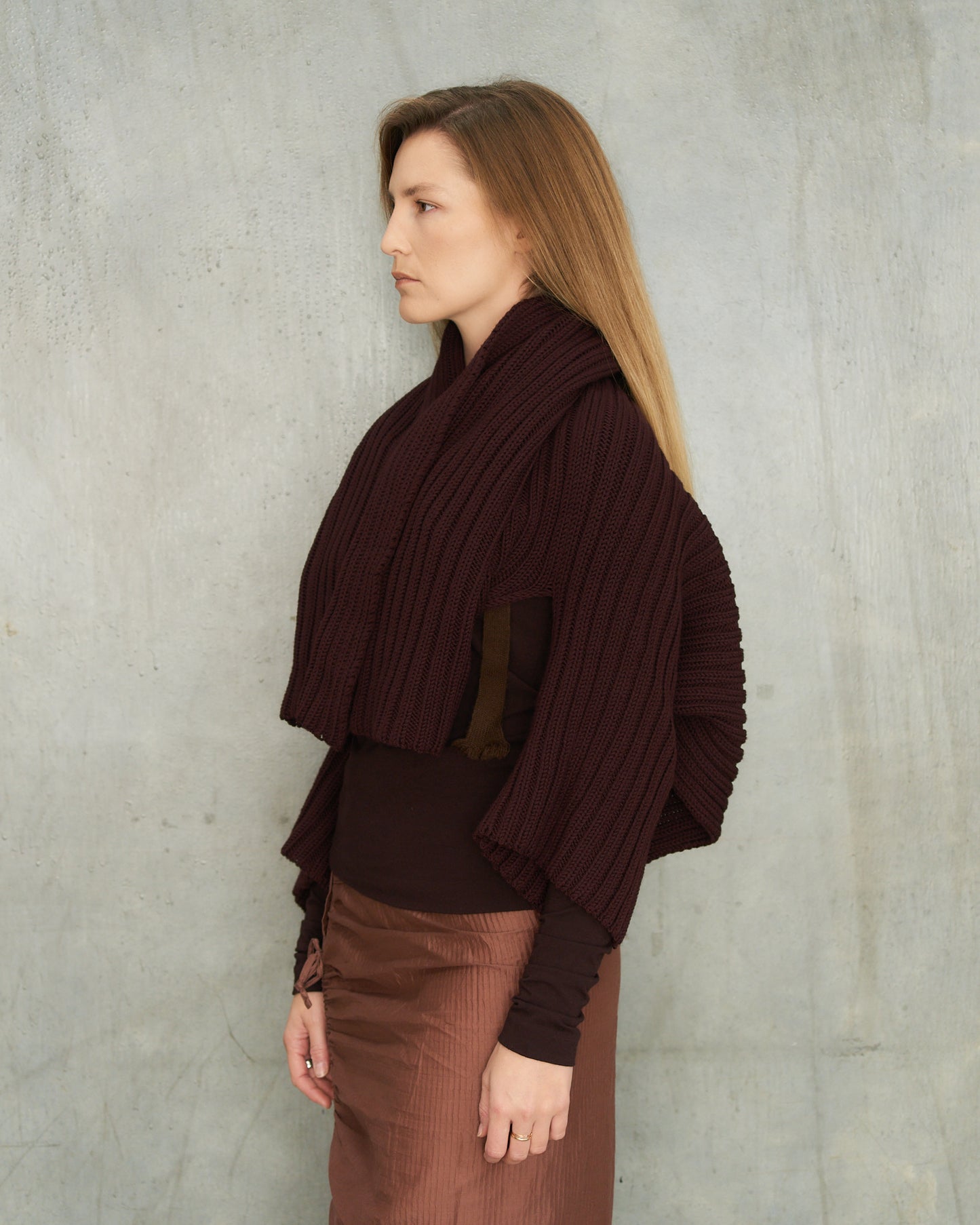 Yohji Yamamoto FW1997 Maroon Knit Bolero
