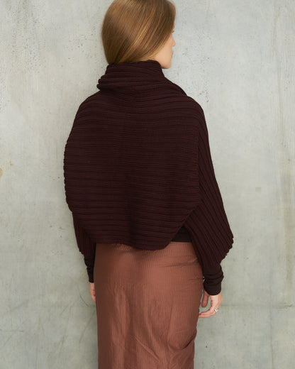 Yohji Yamamoto FW1997 Maroon Knit Bolero