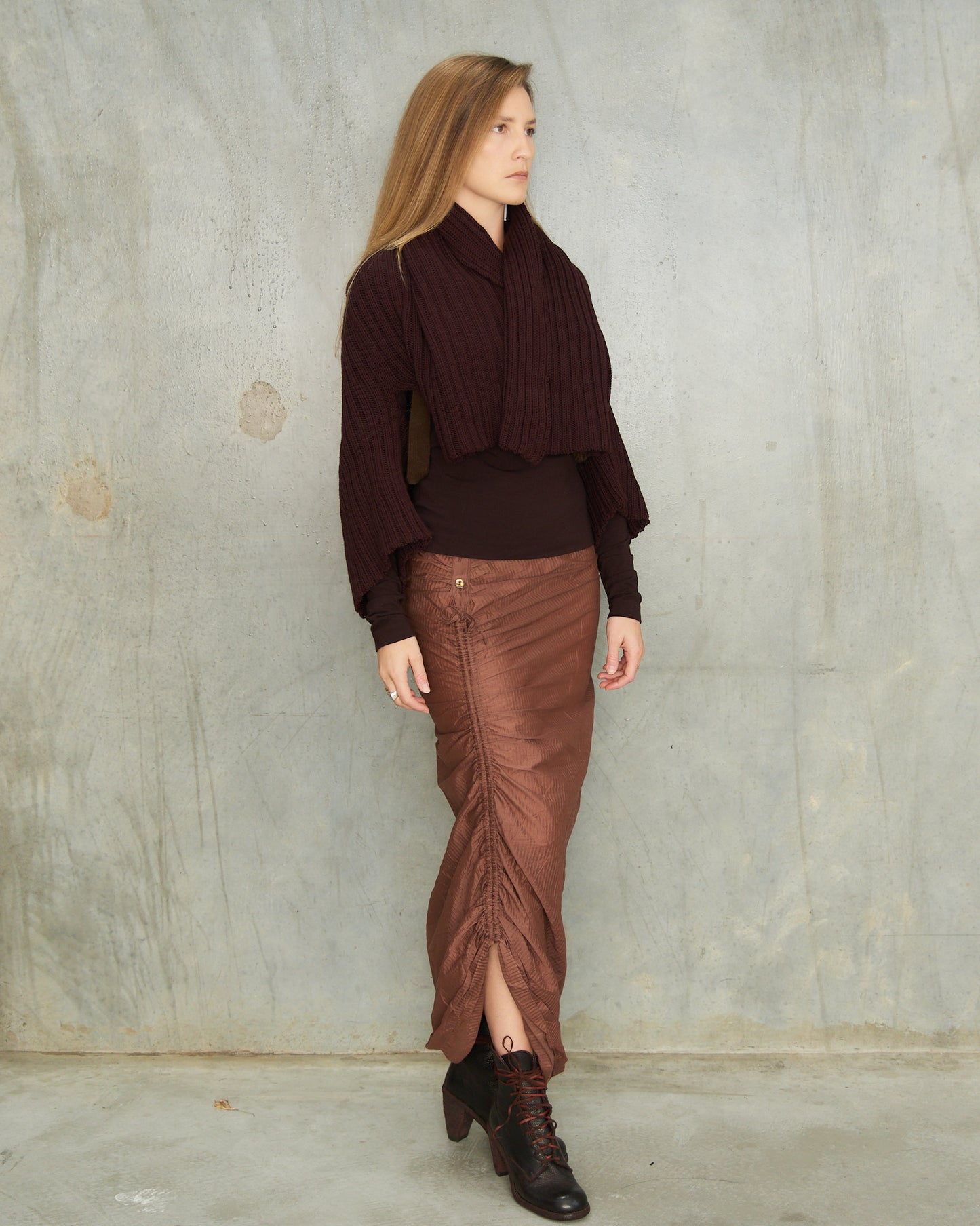 Yohji Yamamoto FW1997 Maroon Knit Bolero