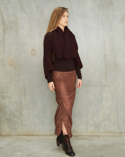 Yohji Yamamoto FW1997 Maroon Knit Bolero