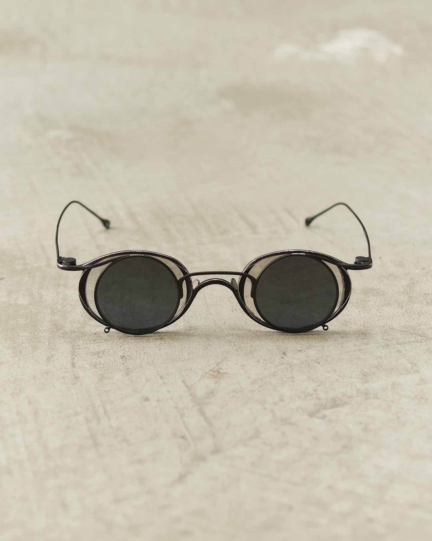 Antique Black Clip-on Sunglasses