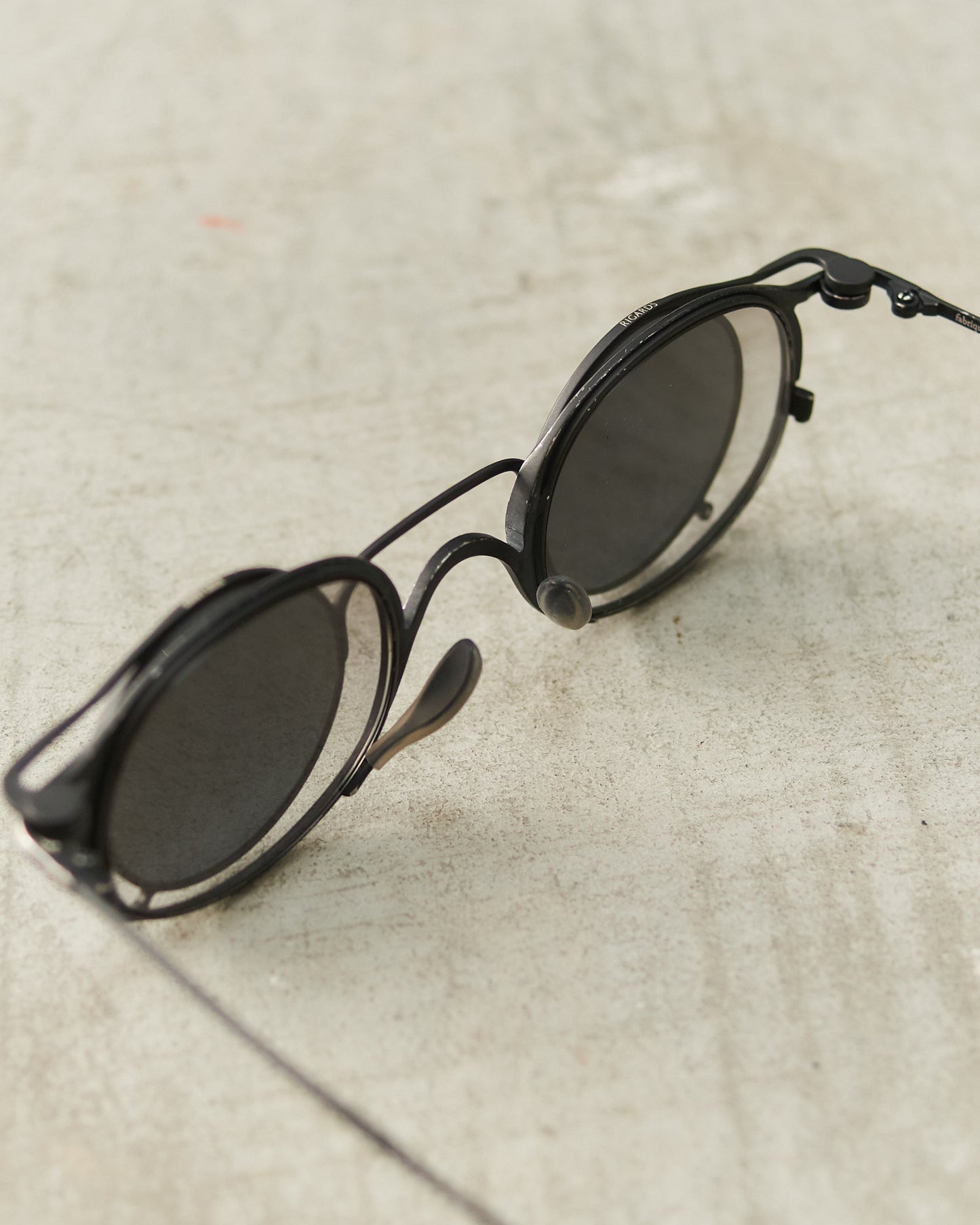 Antique Black Clip-on Sunglasses