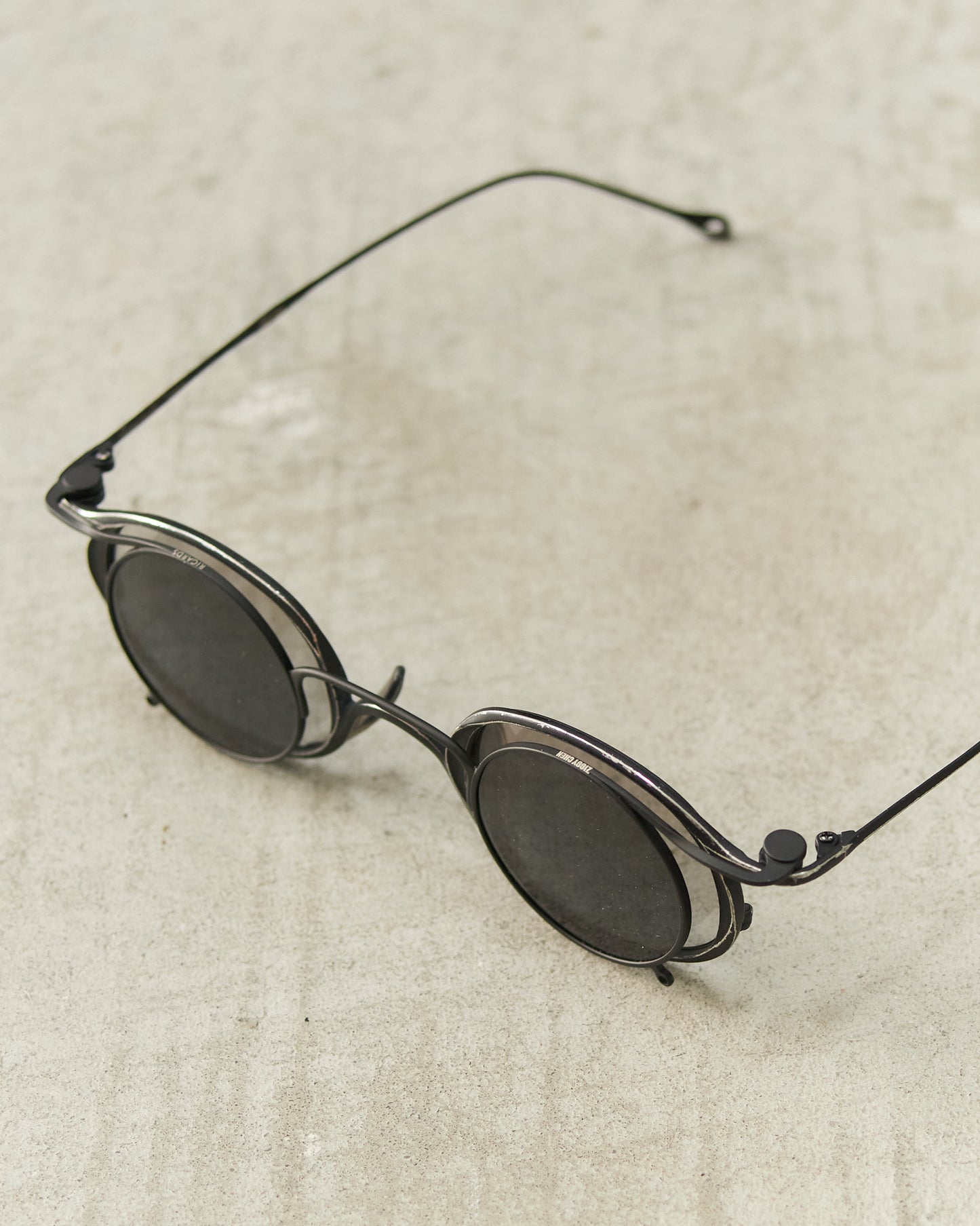 Antique Black Clip-on Sunglasses