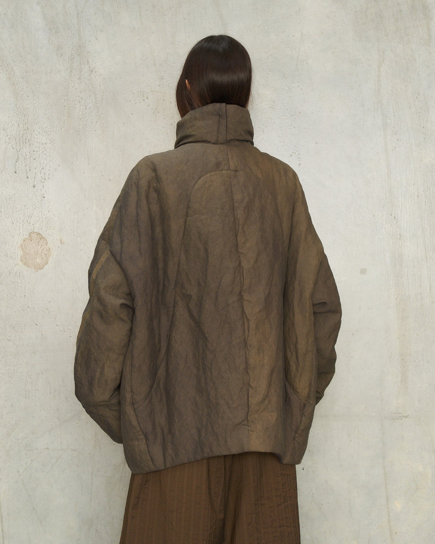 Grey Dyed Duvet Down Jacket