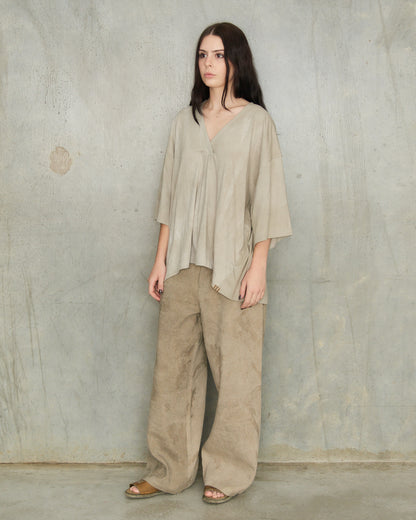 Grey Dyed Jacquard Jeans