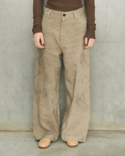 Grey Dyed Jacquard Jeans