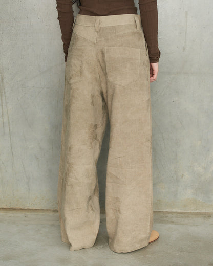 Grey Dyed Jacquard Jeans