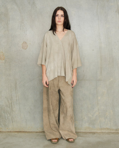 Grey Dyed Jacquard Jeans