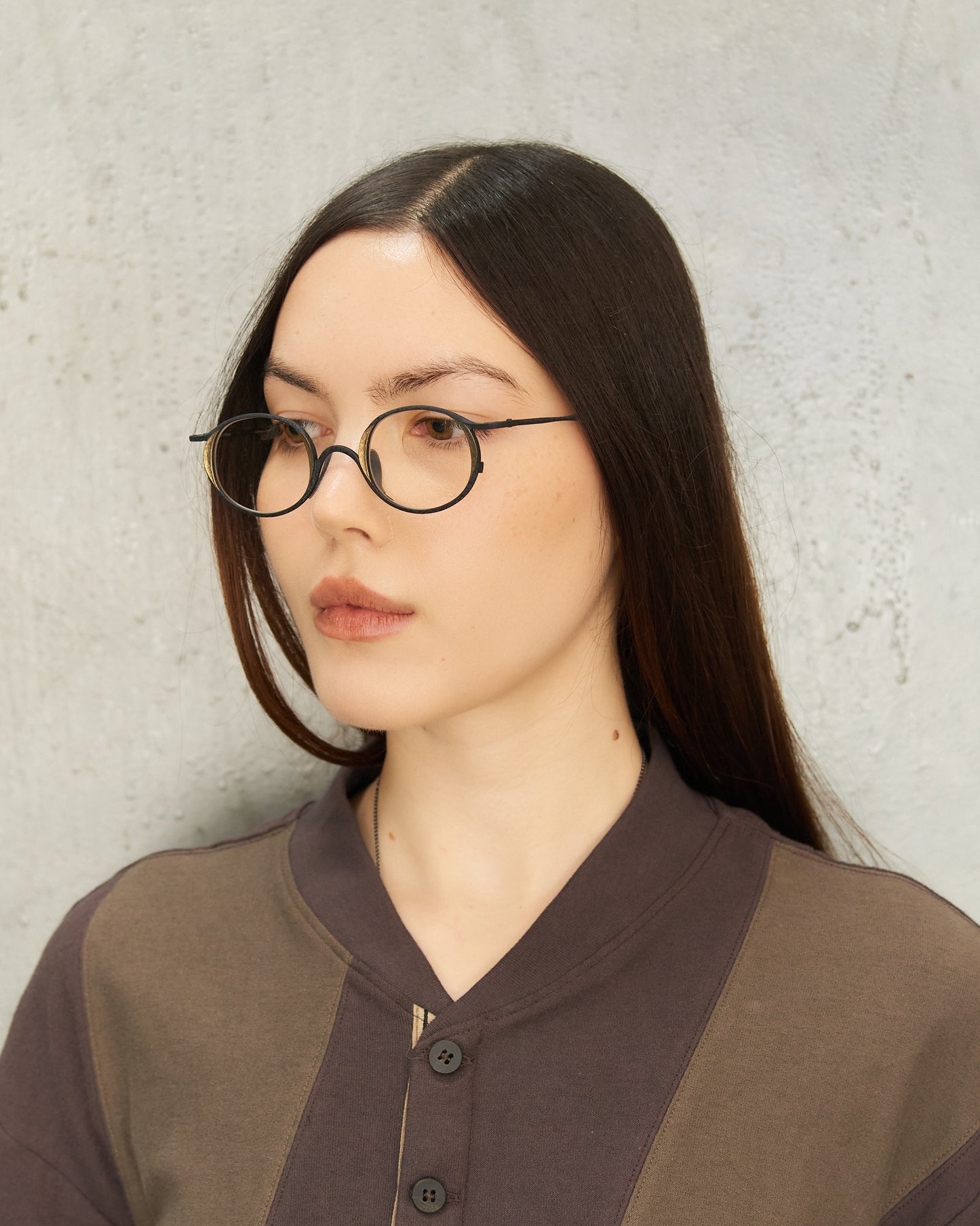 Midnight Gold Clip-On Sunglasses