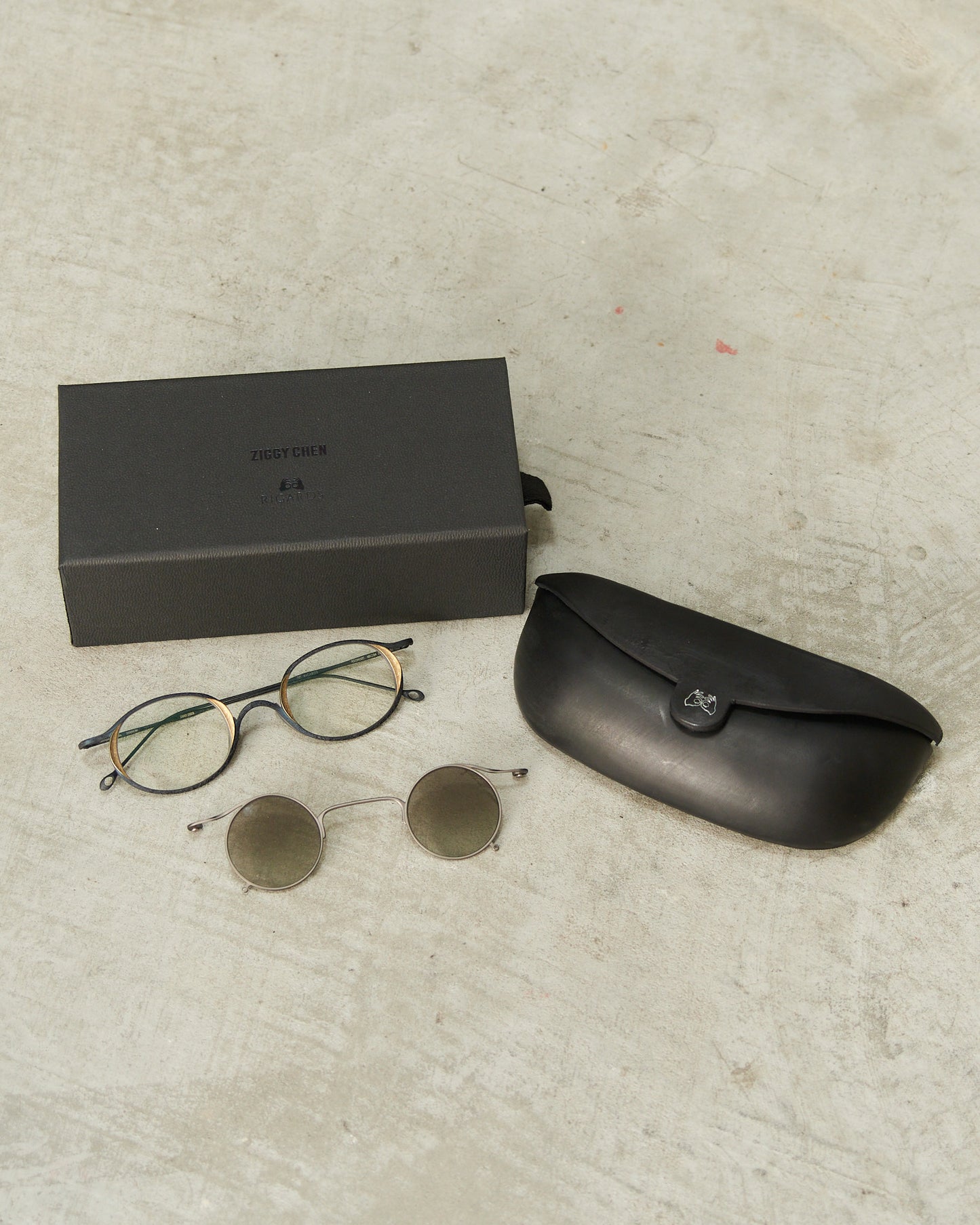 Midnight Gold Clip-On Sunglasses