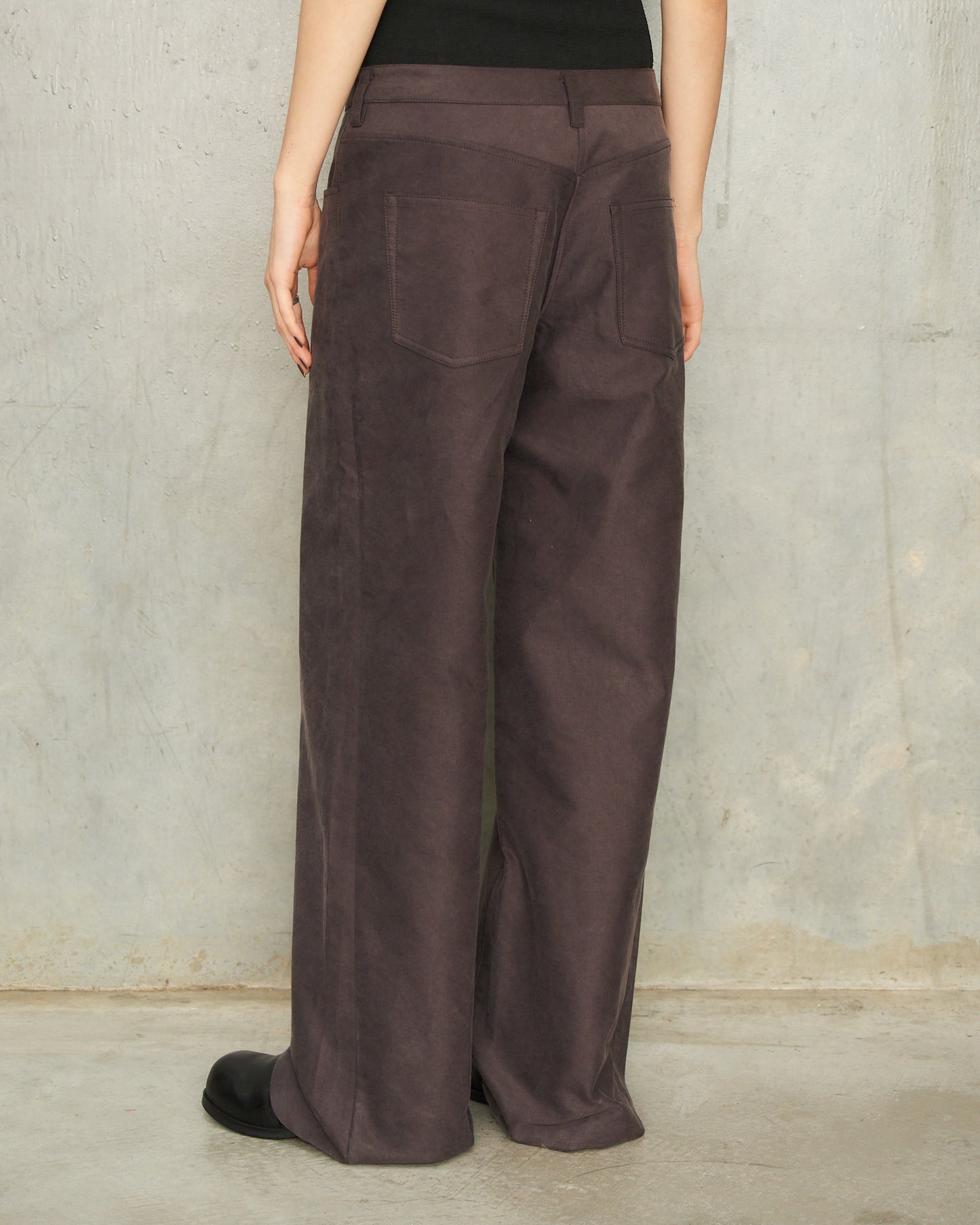 Purple Straight Leg Trousers