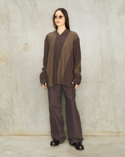 Purple Straight Leg Trousers