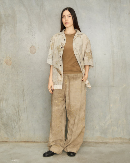 Sage Print Short Sleeve Shirt