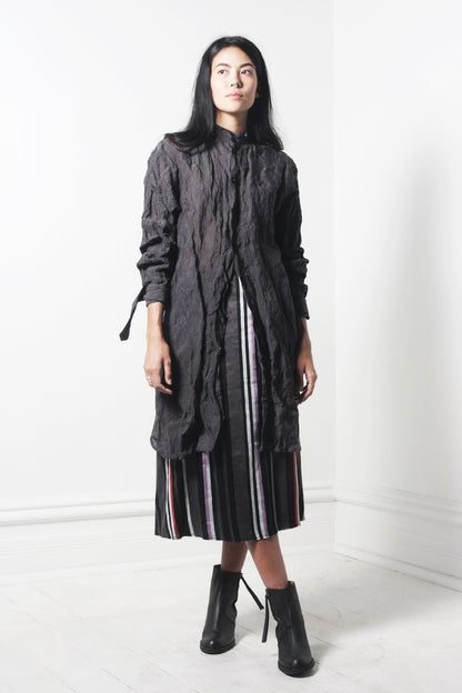 Crinkled Long Shirt