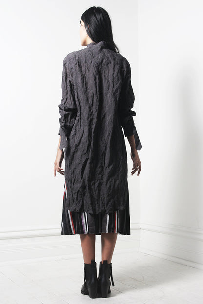 Crinkled Long Shirt