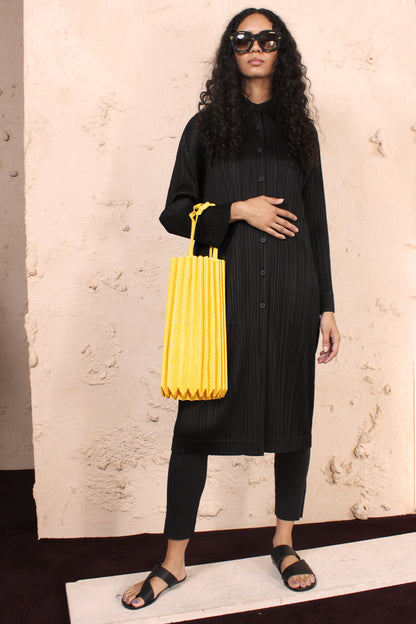Pleated Shirt Dress
