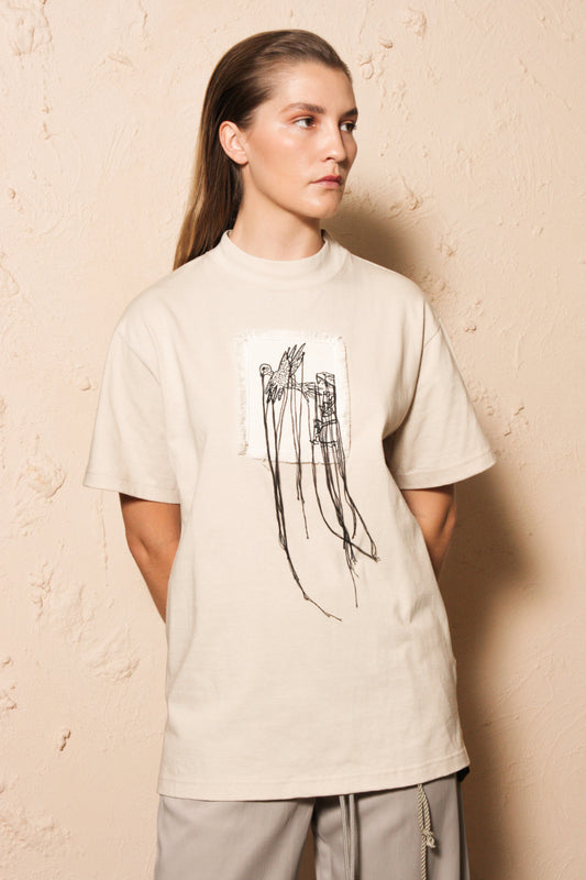 Small Bird High Neck Tee