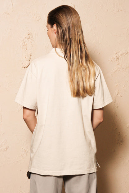 Small Bird High Neck Tee