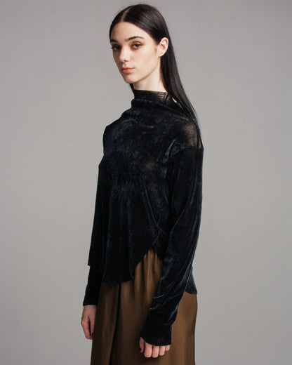 Sparkle Velvet Longsleeve Top