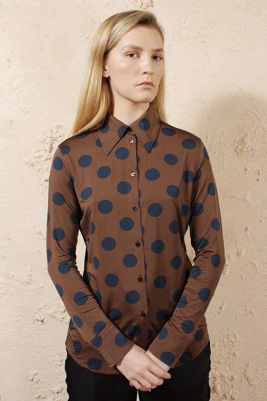 Myrthe Polka Dot Shirt
